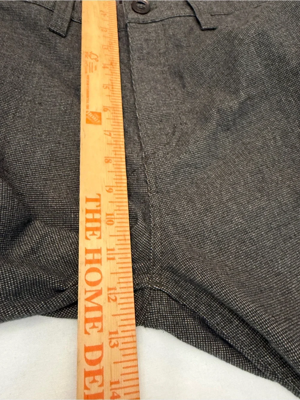 Brixton Choice Relaxed Fit Pants Men’s 34x31 Gray Micro Check Chino Casual Strai